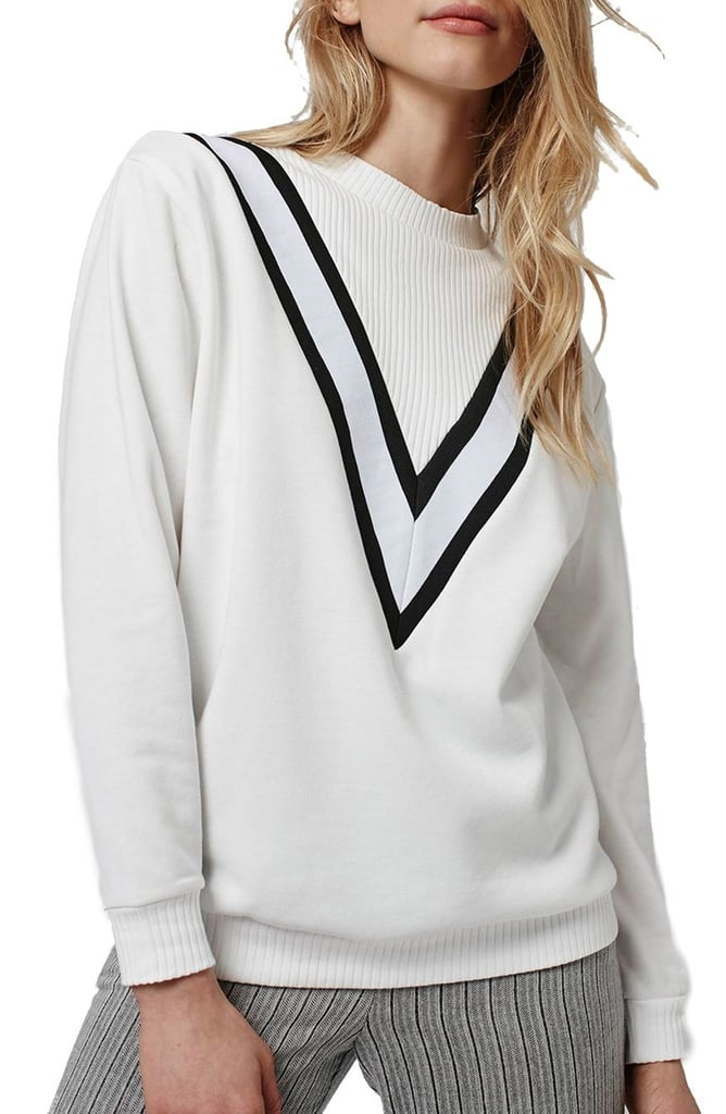 Topshop Sporty Colorblock Sweatshirt ($52)