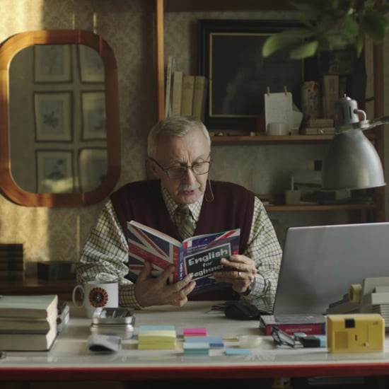 Polish Grandpa Learning English Christmas Ad