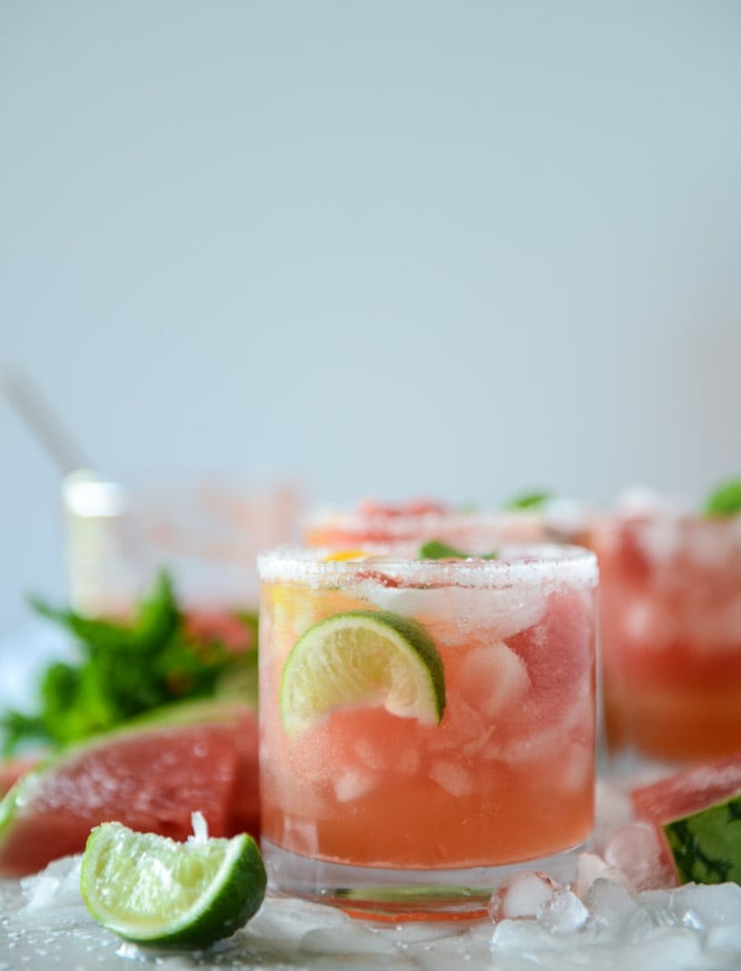 Watermelon Rosé Margaritas