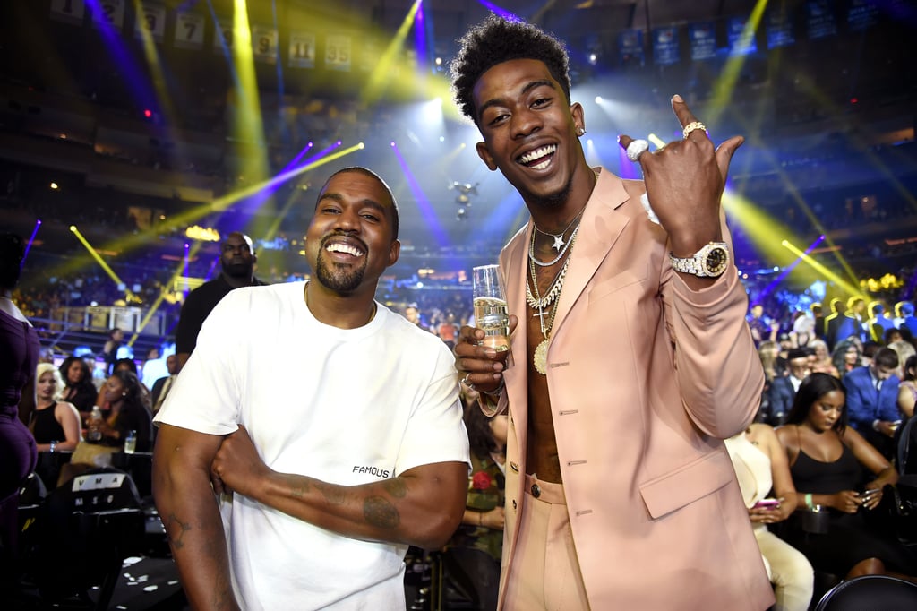 Pictured: Kanye West and Desiigner