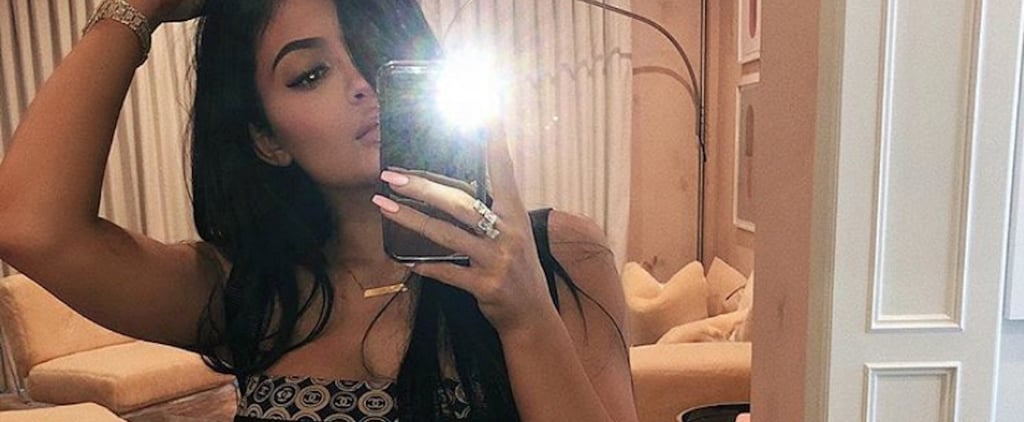 Kylie Jenner's Chanel Dress Is So Tight, It's Like She Wants the Cs Embossed on Her Body