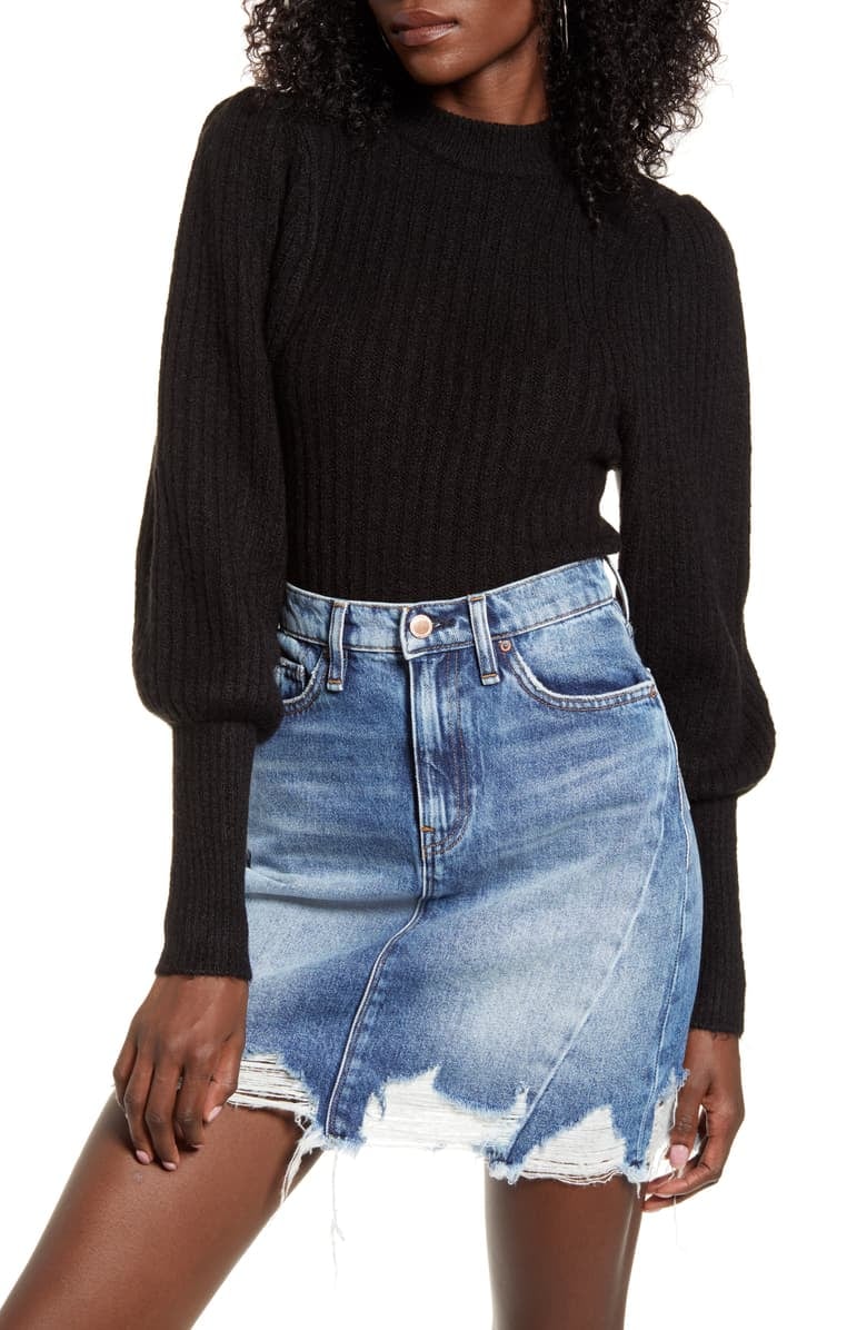 Leith Juliet Sleeve Sweater