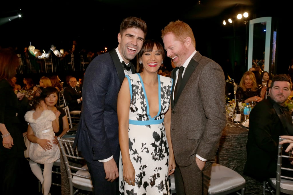 Justin Mikita, Rashida Jones, and Jesse Tyler Ferguson