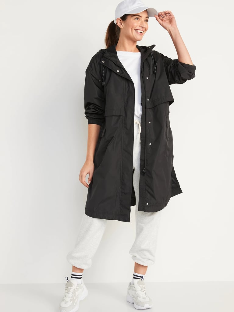 Old Navy Oversized Water-Resistant Hooded Coat