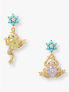 Kate Spade New York Nature Walk Frog Drop Earrings