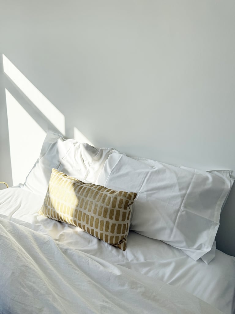 Buffy Supima Cotton Sheet Set in White, Size Queen
