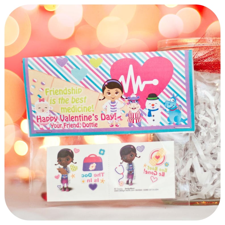 Doc McStuffins Valentine's Day Candy Topper