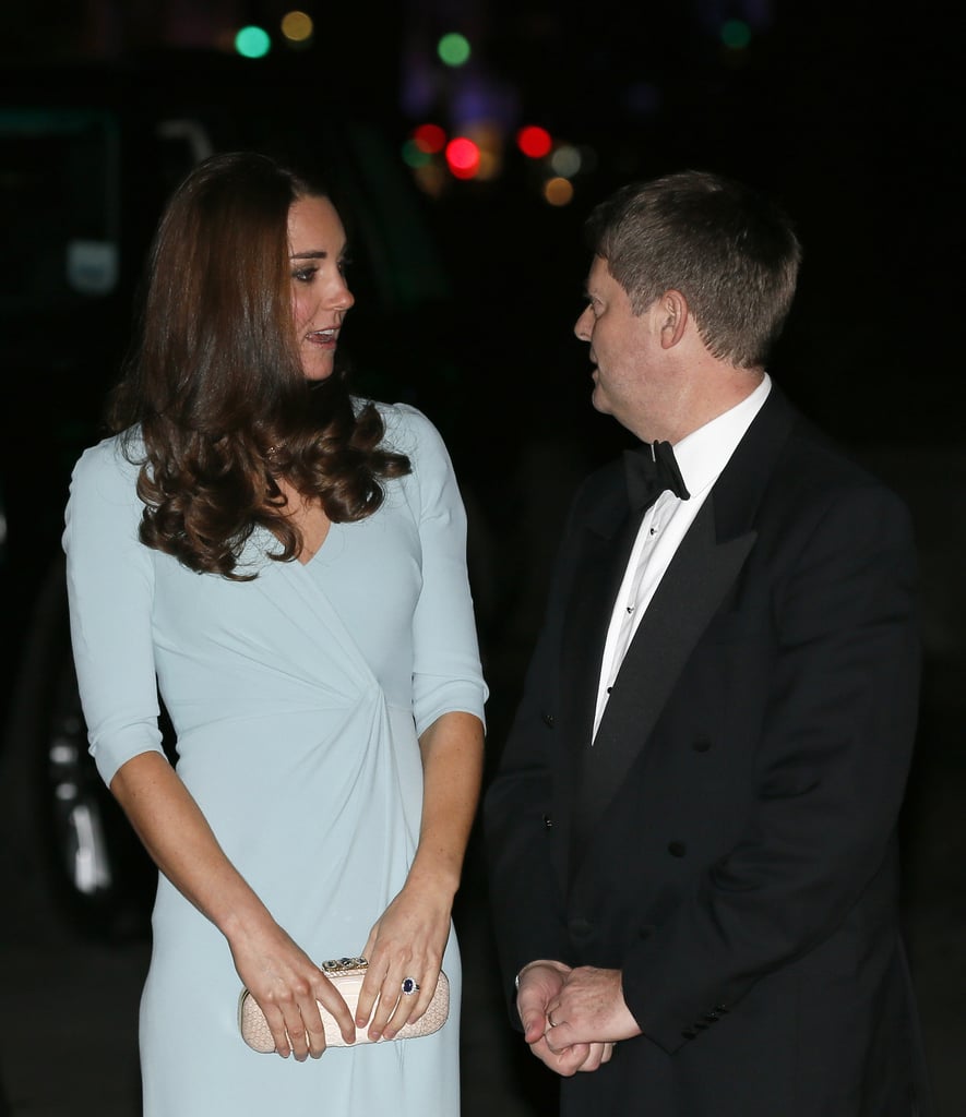 Pregnant Kate Middleton at the Natural History Museum 2014