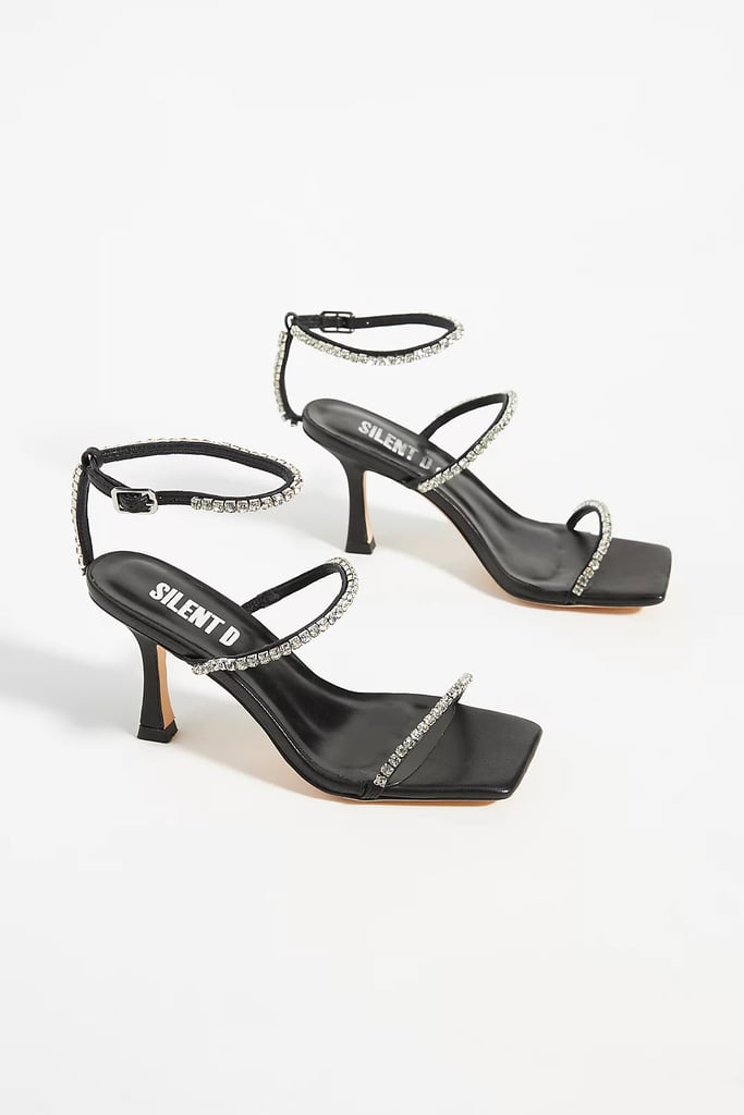 Sparkly Sandals: Silent D Embellished Heels