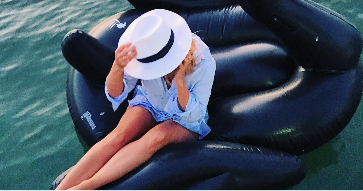 Fashion Bloggers With Pool Floats POPSUGAR Fashion