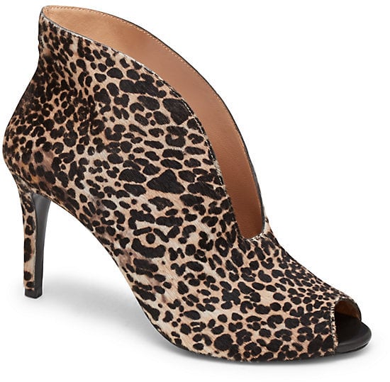 vince camuto leopard booties