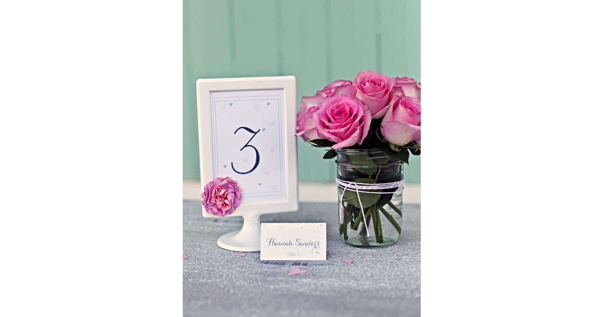 Simply Sweet Table Numbers and Place Cards Free WeddingTable