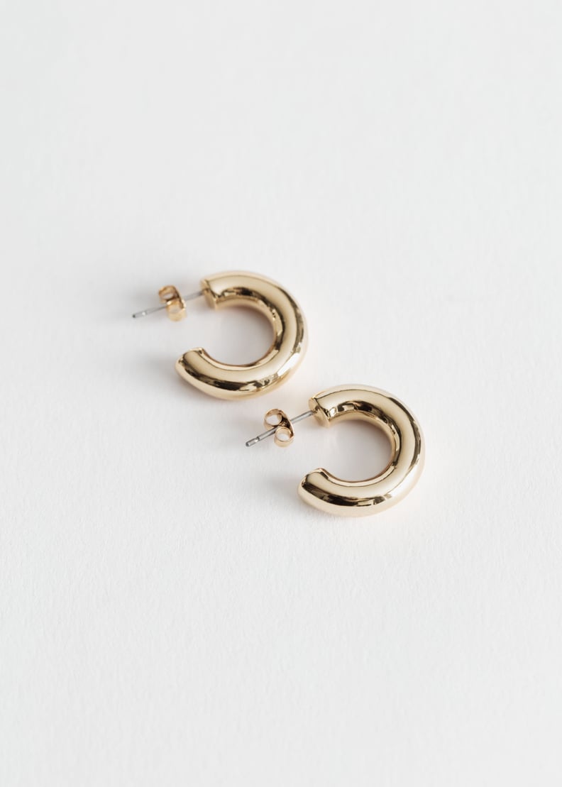 & Other Stories Thick Mini Hoop Earrings