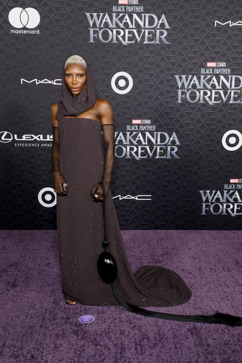 Michaela Coel at the "Black Panther 2: Wakanda Forever" Premiere