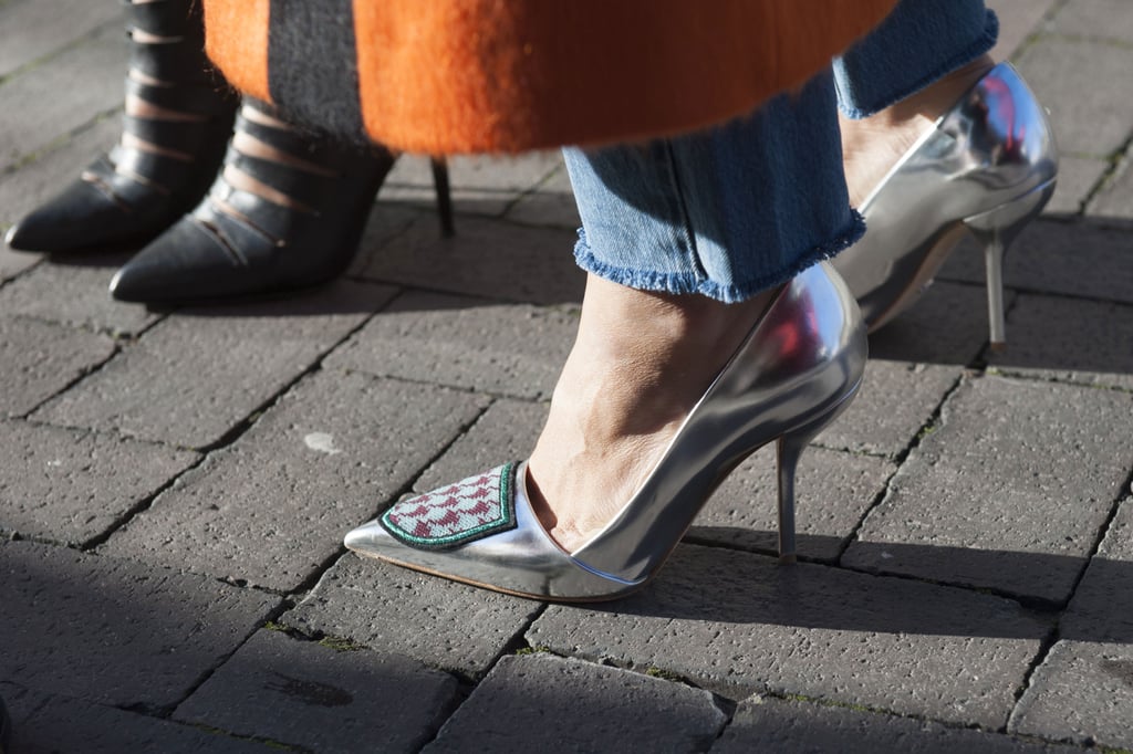 These heels were made for stomping the streets at Fashion Week.