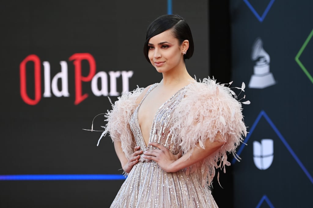 Sofia Carson Wore a Sparkly Pink Dress to the Latin Grammys