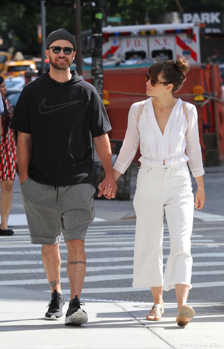 Justin Timberlake and Jessica Biel Holding Hands in NYC 2017 | POPSUGAR ...