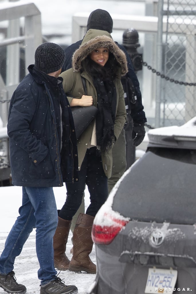 Meghan Markle Carried a Black Cuyana Tote Bag in Canada