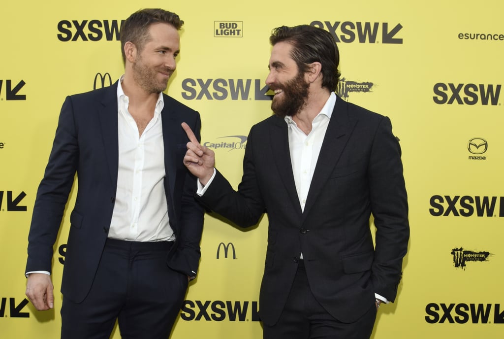 Ryan Reynolds And Jake Gyllenhaal At Sxsw March 2017 Popsugar Celebrity 