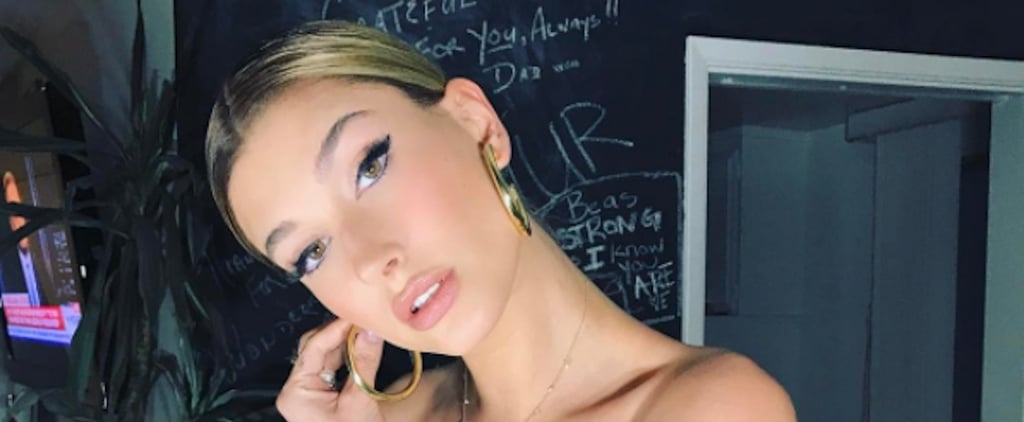 Hailey Baldwin's Gold Hoop Earrings