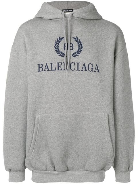 Balenciaga Printed Logo Hoodie