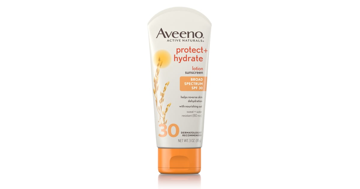 Aveeno Protect + Hydrate OilFree Sunscreen Best Sunscreens For