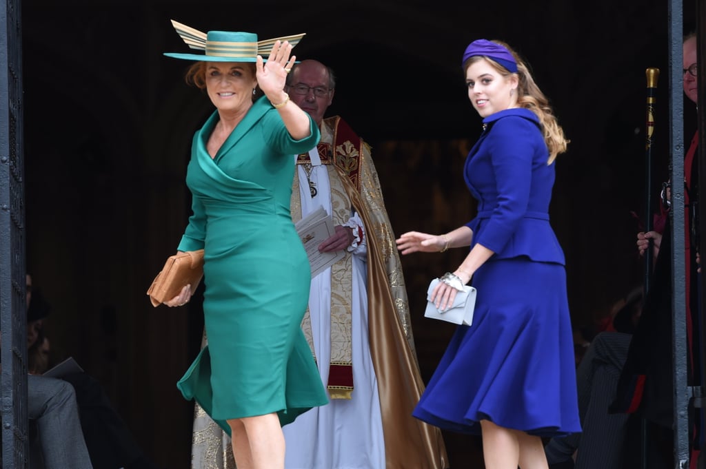 Prince Philip and Sarah Ferguson at Eugenie's Wedding