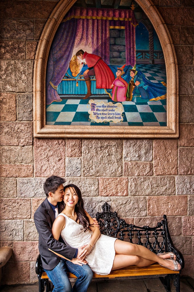 Have a photo shoot at Sleeping Beauty's Castle.