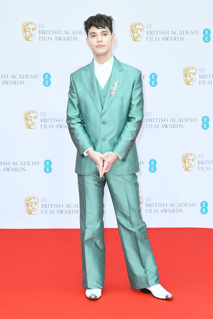Max Harwood at the 2022 EE BAFTA Film Awards