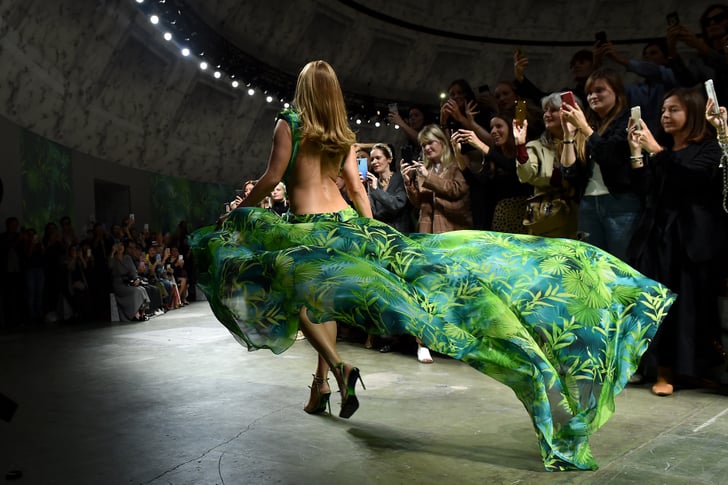 jennifer lopez green versace gown