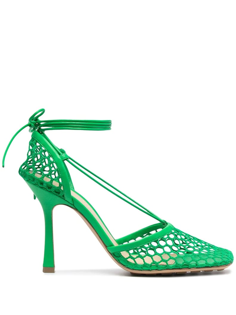 Bottega Veneta Wrap-Te Mesh Pumps