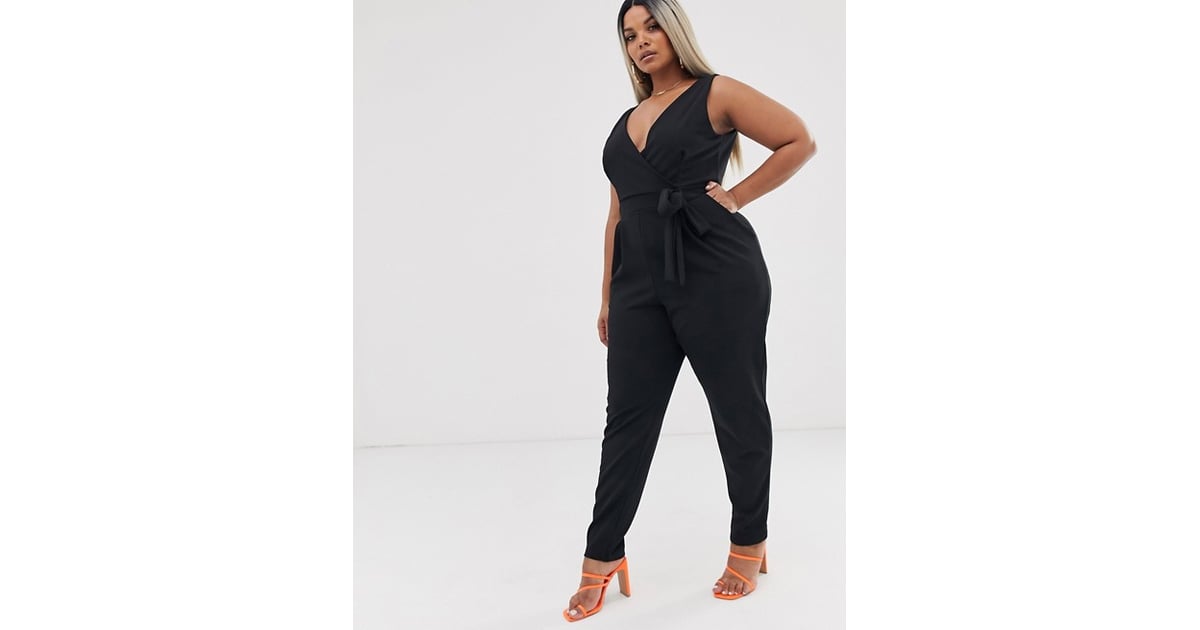 Outrageous fortune tie waist jumpsuit clearance