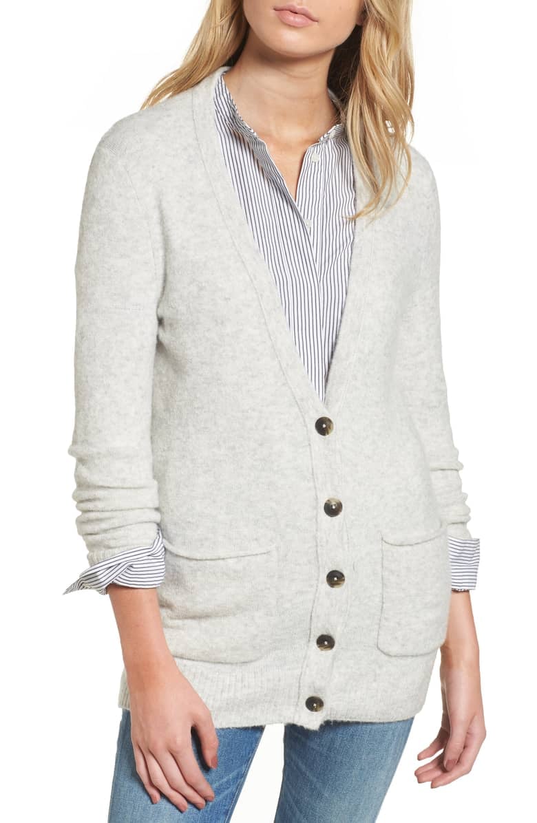 Madewell Cozy Boyfriend Cardigan