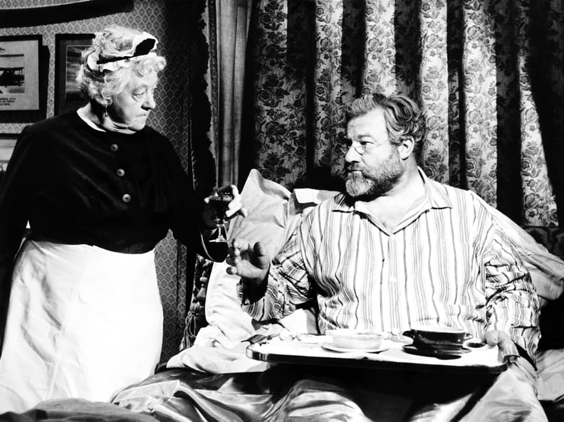 MURDER, SHE SAID, from left, Margaret Rutherford, James Robertson Justice, 1961