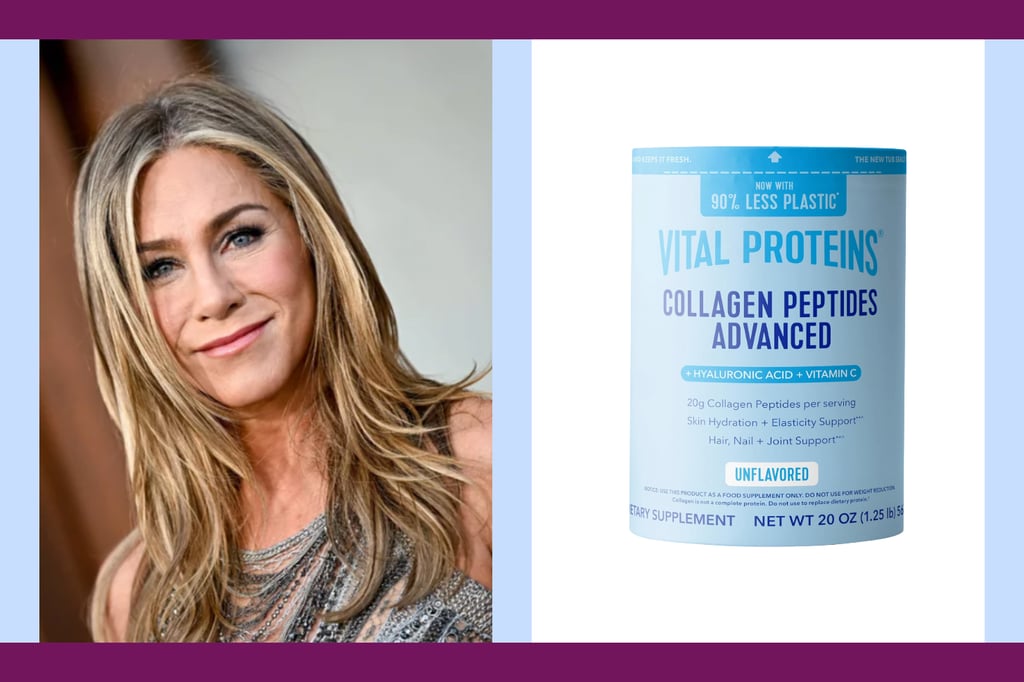 Vital Protein Collagen Peptides Powder ($34, originally $43)
I've been hearing about this viral collagen-infused peptides powder for months thanks to TikTok and our interview with Jennifer Aniston, and I'm taking this Prime Day as my opportunity to finally try it. Packed with hyaluronic acid and vitamin C, it promises to support collagen production to boost skin health and hair and nail growth. Curious about the results? Our former editor put it to the test and can attest to Aniston's obsession, which she details in her Vital Proteins Collagen Peptides Powder review.
Editor Quote: "I love the collagen powder for its ability to add a hearty dose of protein to anything I'm eating or drinking — it transforms a black coffee or low-protein veggie soup into something that's more satiating and protein-packed." — Christina Stiehl, former senior fitness editor