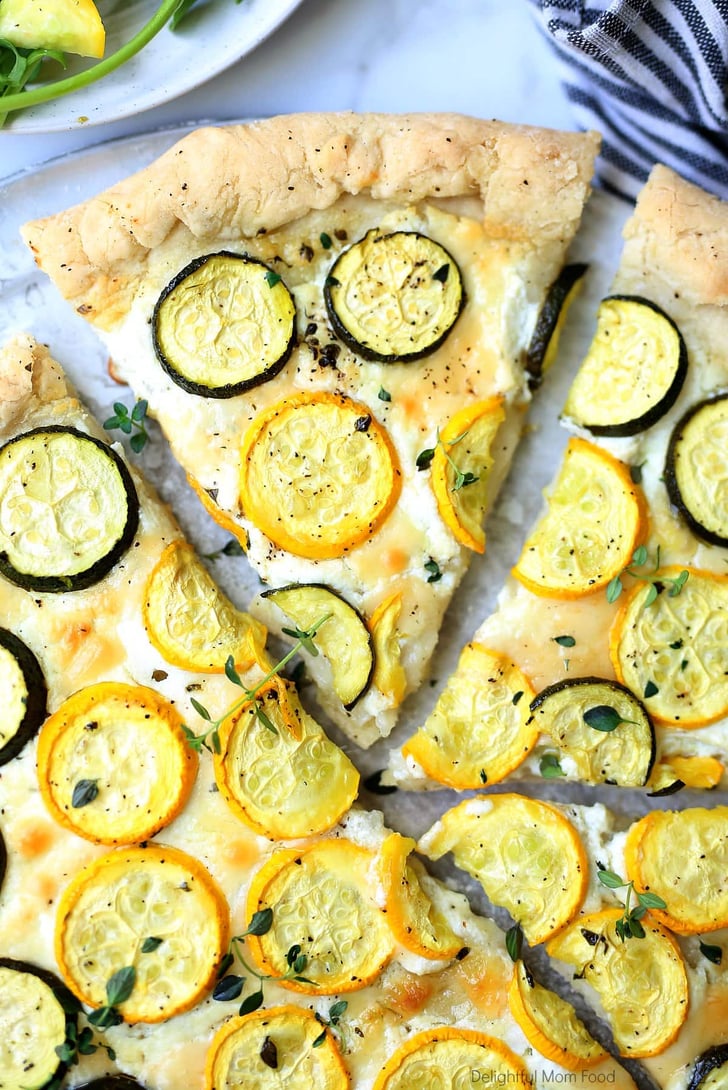 Zucchini Pizza Summer Zucchini And Squash Recipes Popsugar Food Photo 20 