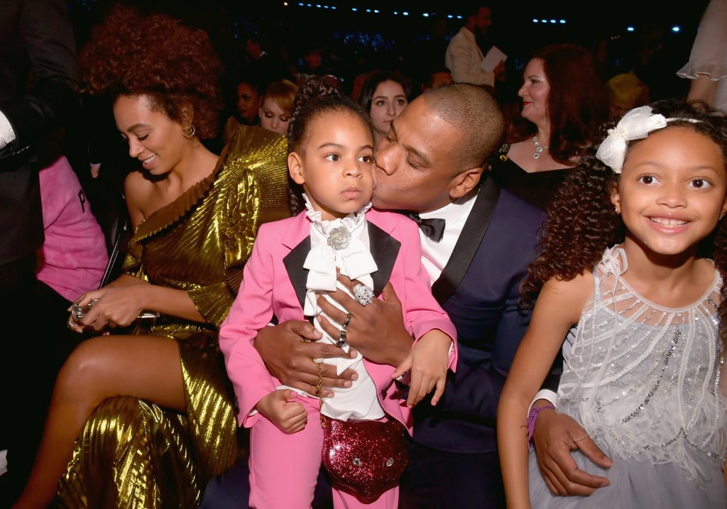Pictured: Solange Knowles, Jay Z, and Blue Ivy Carter