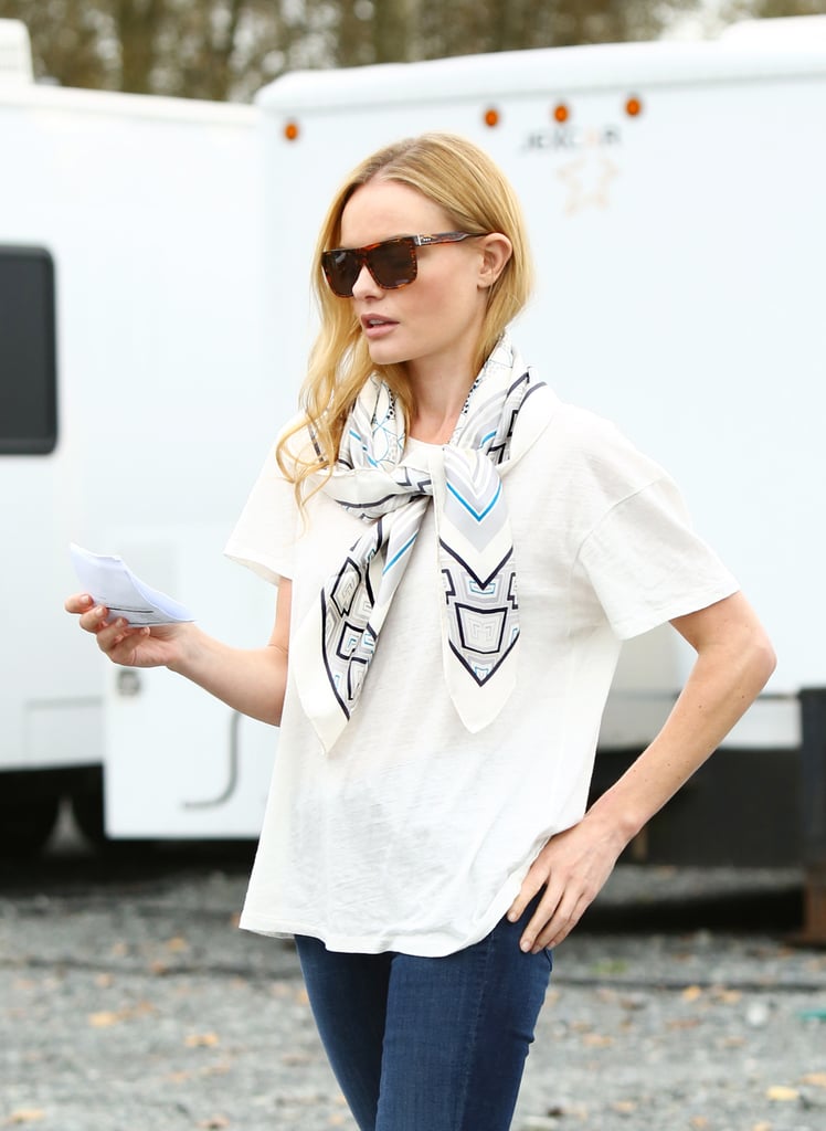 Kate Bosworth's Scarf Trick