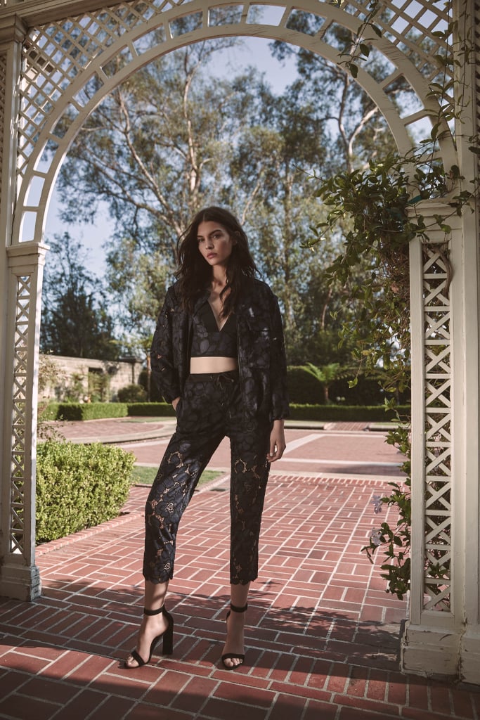 She pulled off this three-piece coordinate set with ease.