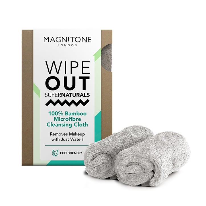 Magnitone WipeOut SuperNaturals Bamboo Microfibre Make-Up Cleansing Cloths