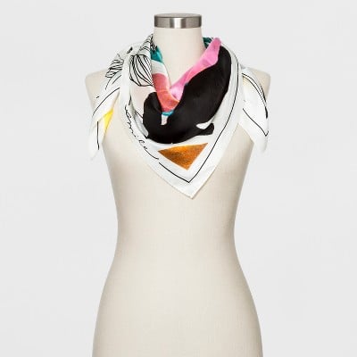 A New Day Floral Silk Scarf