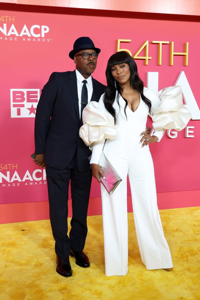 Courtney B. Vance and Angela Bassett at the 2023 NAACP Image Awards