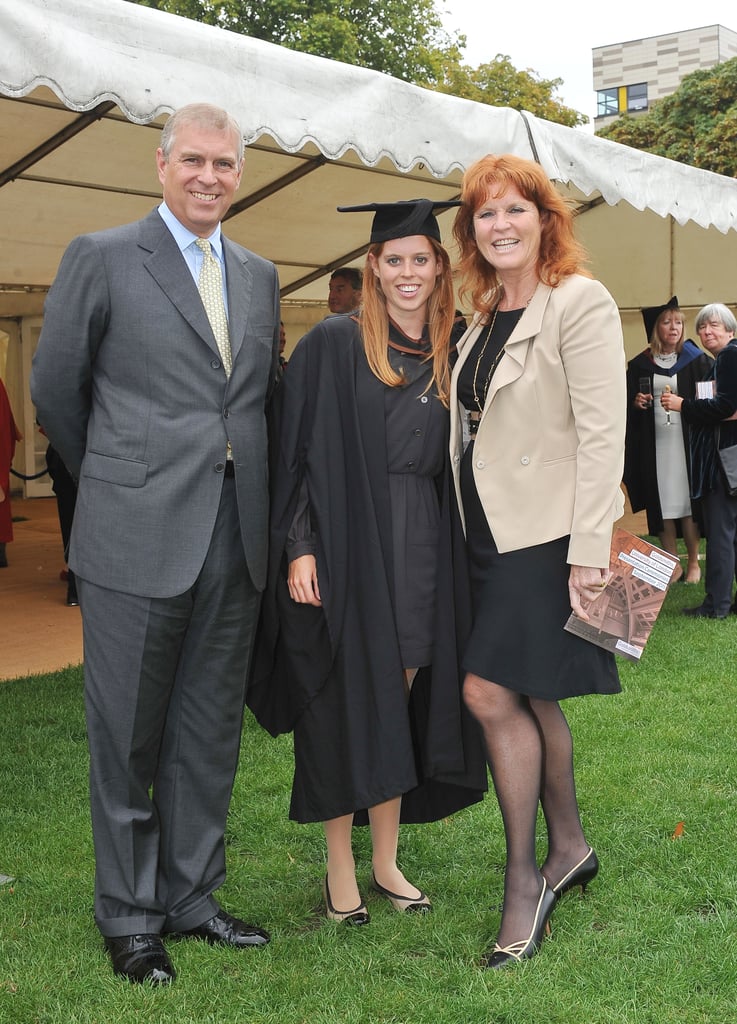 Prince Andrew and Sarah Ferguson at Princess Beatrice's Graduation at Goldsmiths College in 2011