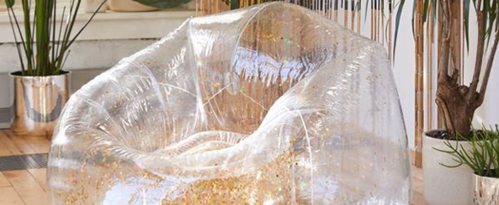 Urban Outfitters Inflatable Glitter Chair