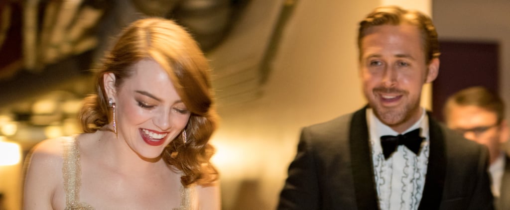 Ryan Gosling Reacting to Emma Stone's 2017 Oscars Speech