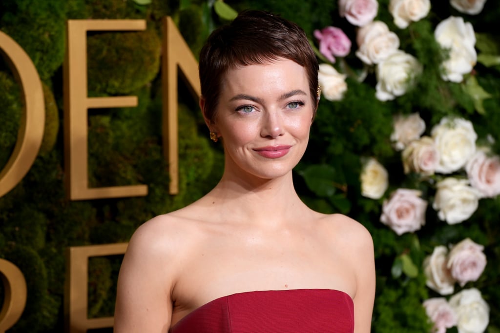 Emma Stone’s Pixie Haircut at the Golden Globes 2025