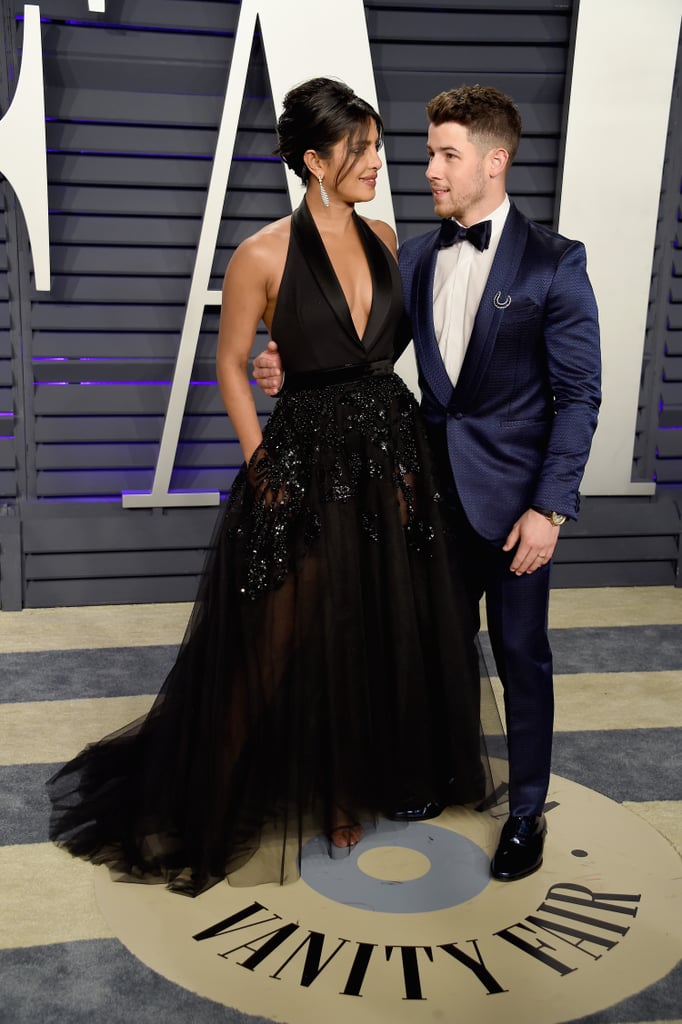 Nick Jonas Priyanka Chopra at Vanity Fair Oscars Party 2019