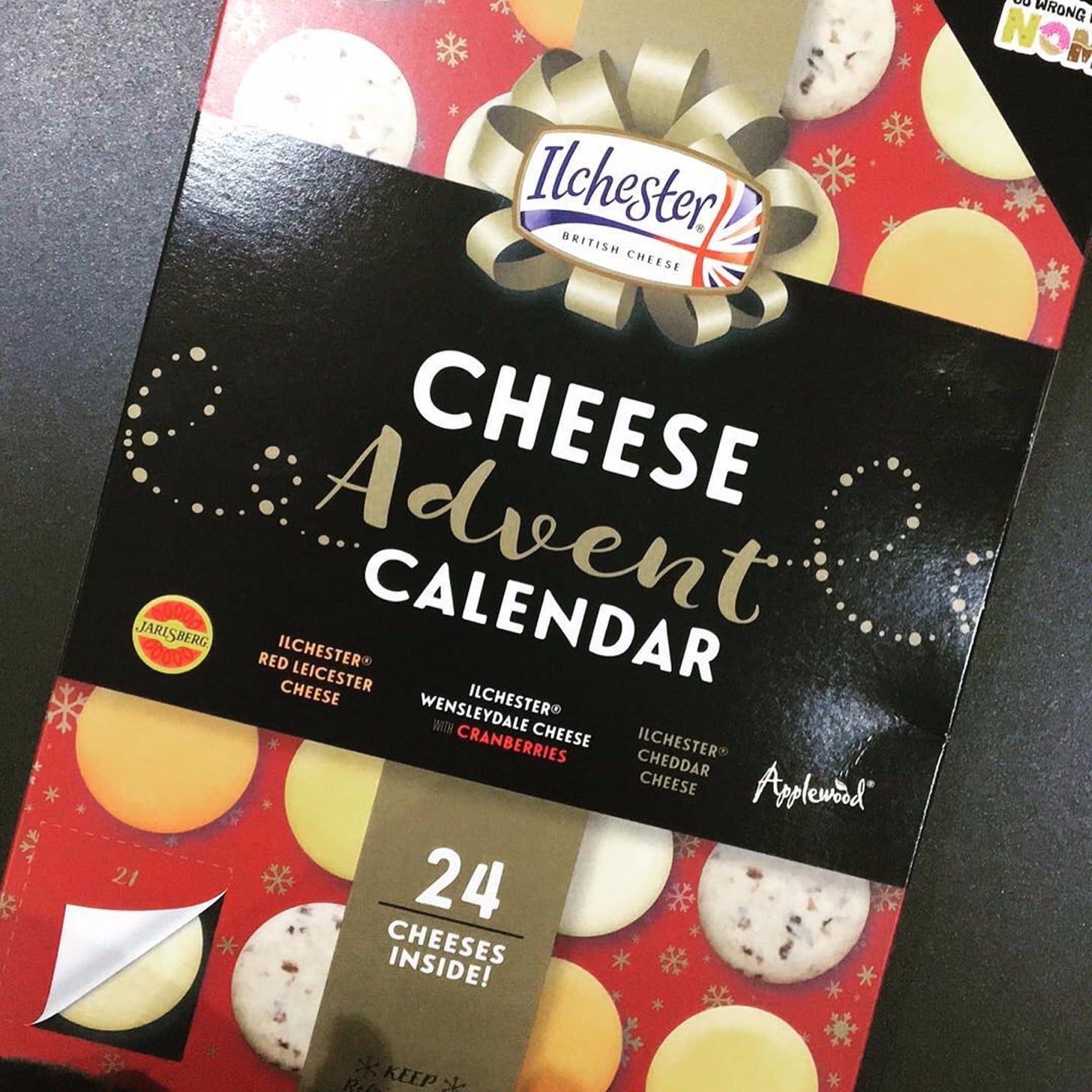 Asda Cheese Advent Calendar POPSUGAR Food