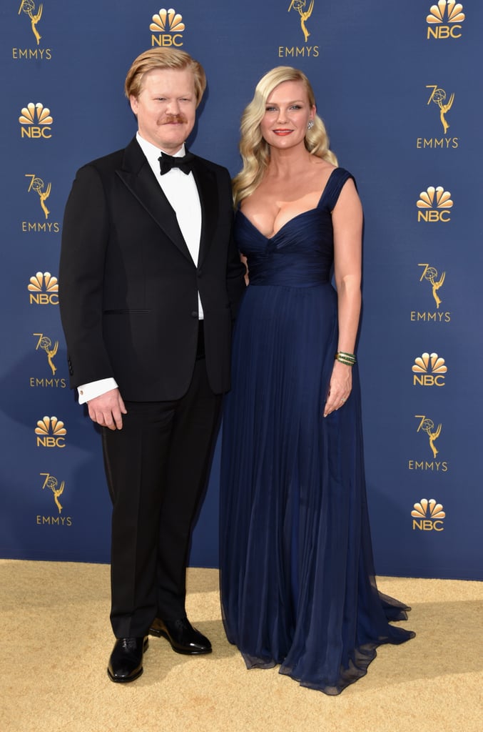 Kirsten Dunst and Jesse Plemons at the 2018 Emmys