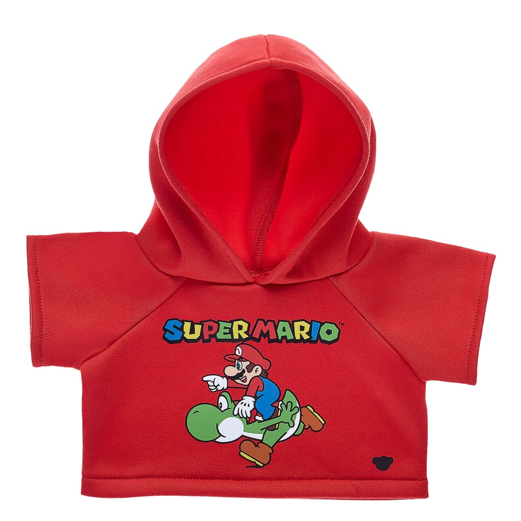 Red Super Mario Hoodie BuildABear Nintendo Super Mario Collection